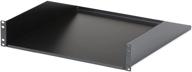 🔥 startech.com 2u heavy duty server rack mount shelf - 125lbs - 18in deep steel universal cantilever tray - cabshelfhd black логотип
