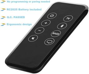 img 3 attached to 🎛️ Motiexic Remote Control for Bose Solo 5 10 15 Series ii TV Sound System - Bluetooth Key Button with CR2025 Battery