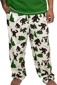 img 4 attached to Believe Bigfoot Pajama LazyOne X Large Men's Clothing and Sleep & Lounge