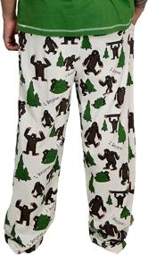 img 3 attached to Believe Bigfoot Pajama LazyOne X Large Men's Clothing and Sleep & Lounge