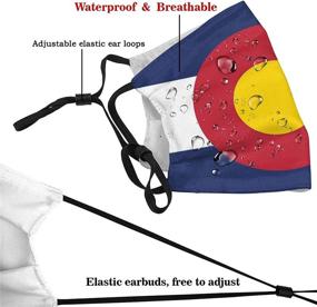 img 1 attached to 🌬️ Ainidamiss Washable Reusable Dust Filter and Reusable Face Mouth with Activated Carbon - Windproof Design