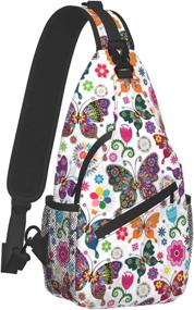 img 3 attached to 🌈 Optimized Rainbow Crossbody Backpack for Casual Daypacks - Ideal Shoulder Daypacks for Improved SEO