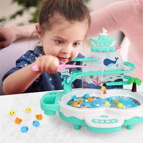 img 3 attached to Magnetic Fishing Games Toys Kids