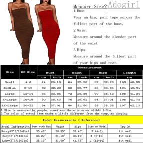 img 1 attached to 👗 Adogirl Spaghetti Dresses - Chic and Shoulder Sleeveless Women's Clothing for Dresses