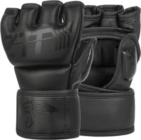 img 4 attached to Women，MMA Gloves，Kickboxing Gloves，Boxing Punching Sparring