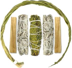 img 4 attached to LIFE GAIA Sweetgrass Smudging Cleansing