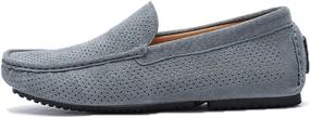 img 1 attached to UNN Loafers Genuine Moccasins Breathable Men's Shoes for Loafers & Slip-Ons