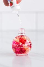 img 2 attached to 🍓 Blossom Scented Cuticle Oil (0.42 oz) | Infused with REAL Flowers | Made in USA (Strawberry) | Enhance SEO