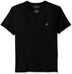 nautica sleeve v neck t shirt estate men's clothing logo
