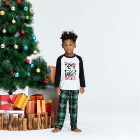 img 1 attached to IFFEI Matching Pajamas Christmas Sleepwear Apparel & Accessories Baby Girls for Clothing