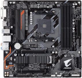 img 3 attached to 💻 Материнская плата GIGABYTE B450 AORUS M - Улучшенная производительность с AMD Ryzen AM4, дизайн Micro ATX, тепловая защита M.2, HDMI/DVI, USB 3.1 Gen 2, DDR4