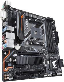 img 1 attached to 💻 Материнская плата GIGABYTE B450 AORUS M - Улучшенная производительность с AMD Ryzen AM4, дизайн Micro ATX, тепловая защита M.2, HDMI/DVI, USB 3.1 Gen 2, DDR4