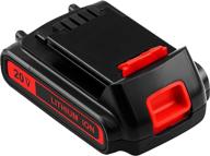 🔋 lbxr20 20v 3000mah replacement battery for black and decker cordless tools - compatible with lb20, lbx20, lst220 & more! logo