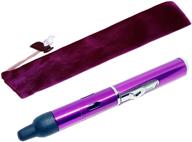 🔥 fengfang torch lighter: portable metal all-in-one pipe with detachable inflatable tube (purple) logo