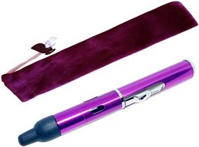 img 4 attached to 🔥 FengFang Torch Lighter: Portable Metal All-in-One Pipe with Detachable Inflatable Tube (Purple)