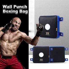 img 3 attached to WESING Wall Focus Target Punch Boxing Bag Mat: Enhance Your Martial Arts Performance