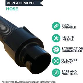 img 2 attached to 🔧 Enhance Vacuum Performance with Think Crucial Replacement Hose - Compatible with Oreck Part # 72046-05-0327/72033-04-0327 - Fits Oreck Slinky Buster B Models BB850/BB870 - Bulk (1 Pack)