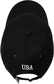 img 2 attached to 🧢 Premium American Flag Hat: Adjustable USA Baseball Cap for Men and Women - Stylish Low Profile Plain Dad Hat, Ideal for Outdoor Activities