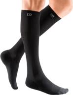 🧦 mediven active 20-30 mmhg compression socks - black, calf high, closed toe - men & women, size iv standard logo