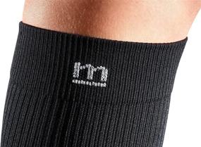 img 3 attached to 🧦 mediven Active 20-30 mmHg Compression Socks - Black, Calf High, Closed Toe - Men & Women, Size IV Standard