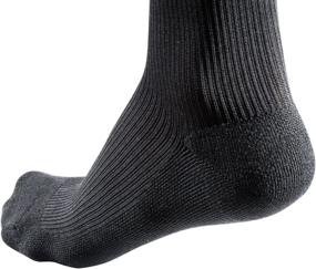 img 1 attached to 🧦 mediven Active 20-30 mmHg Compression Socks - Black, Calf High, Closed Toe - Men & Women, Size IV Standard