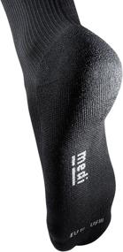 img 2 attached to 🧦 mediven Active 20-30 mmHg Compression Socks - Black, Calf High, Closed Toe - Men & Women, Size IV Standard