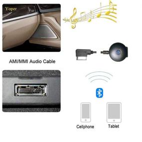 img 2 attached to 🔌 JIMAT AMI Bluetooth Adapter for Audi AMI MDI MMI 2G 3G 3G+ Gen Audio Interface AUX-in Car Stereo Auxiliary Cabin - Improved Connectivity, Music Sync & Charging - Compatible with iPod iPhone X Samsung S9 HTC L