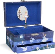 jewelkeeper ballerina musical jewelry storage box logo