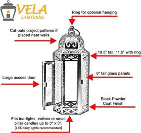 img 1 attached to Vela Lanterns Декоративные фонари Держатели для дома Декор