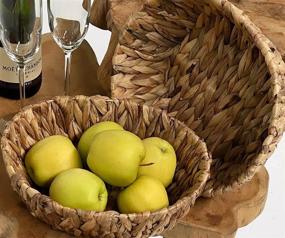 img 3 attached to 🌿 Discover the Elegance of Natural Water Hyacinth Serving Baskets: A Perfect Blend of Style and Functionality