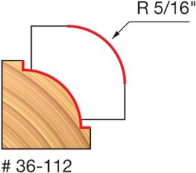 img 1 attached to Фреза для обработки круговой фаски с четырьмя режущими кромками Фрейда, 36 мм, 112°.