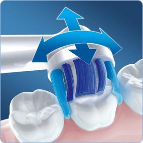 img 3 attached to Оригинальные насадки Oral-B Genuine Precision Clean Replacement - белая зубная щетка 🦷 для глубокой и точной чистки, 4 штуки в упаковке