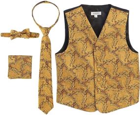 img 2 attached to 👔 Gioberti Boys Formal Paisley Piece: A Perfect Set for Stylish Boys' Clothing, Suits & Sport Coats
