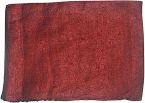 img 1 attached to Linen Color Herringbone Jacquard Scarf Women's Accessories in Scarves & Wraps
