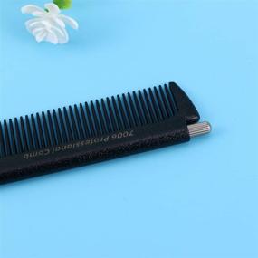 img 1 attached to 🔧 Lurrose 3шт. Тонкий расческа для волос Salon Retractable Pintail Combs - Профессиональные принадлежности для укладки волос без усилий (случайный цвет)