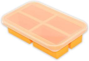 img 4 attached to 🍲 Bangp 1-Cup XL Silicone Freezing Tray with Lid: Perfect for Soups, Sauces, and Liquid Diets - Freeze, Store, Bake, or Cook!