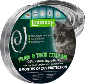 img 4 attached to 🐱 Ultimate Protection: Cat Flea and Tick Prevention Collar for 8 Months - Adjustable, Waterproof, Natural Ingredients for Cats