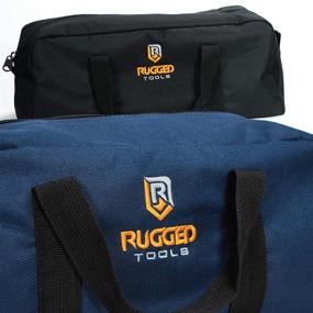 img 2 attached to 🔧 Rugged Tools Tool Bag Combo - Small & Medium Tote Bags for Electricians, Plumbers, Gardeners, HVAC & More - Organizer Bags