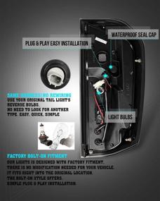 img 1 attached to Улучшите свой Toyota Tundra: Светодиодные задние фонари 2014-2020 года - черный корпус, дымчатая линза (2 шт. AUTOWIKI)
