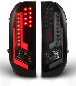 img 4 attached to Улучшите свой Toyota Tundra: Светодиодные задние фонари 2014-2020 года - черный корпус, дымчатая линза (2 шт. AUTOWIKI)