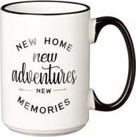 🏠 housewarming gifts for new homeowners – unique first time house owner gift ideas for men and women – housewarming decoration gifts for him, her, couple – 15 oz coffee mug tea cup white logo