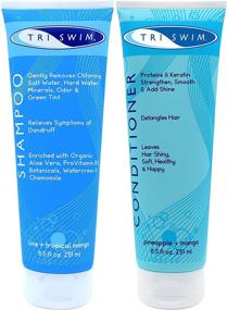 img 4 attached to 🏊 TRISWIM Chlorine Out Shampoo & Conditioner: Optimized Gift Set for Pool Enthusiasts