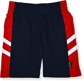 img 2 attached to 👕 Spalding Boys Americana 2 PC Short Set - Classic White, Size 4