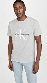 img 3 attached to 👕 Calvin Klein Monogram T Shirt Heather: Stylish Men's Clothing in T-Shirts & Tanks