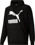 puma classics fleece hoodie cotton men's clothing logo