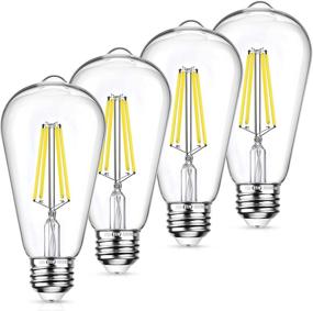 img 4 attached to Dazzlingly Bright Dimmable Daylight Filament - Ideal Light for Any Mood!