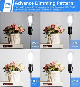 img 2 attached to Dazzlingly Bright Dimmable Daylight Filament - Ideal Light for Any Mood!