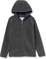 amazon essentials fleece full zip jackets boys' clothing for jackets & coats logo