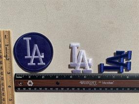 img 3 attached to 🌴 LA Patch Bundle: 5pcs Embroidery Patch Set for Los Angeles Enthusiasts