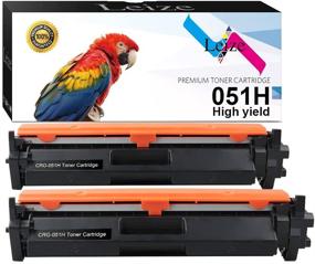 img 4 attached to Leize Compatible Toner Cartridge Replacement for Canon 051H 051 (2169C001) - 2 Pack, High Yield: 4,100 Pages. Designed for Canon imageCLASS MF264dw, MF267dw, MF269dw, LBP162dw Printers in Black.